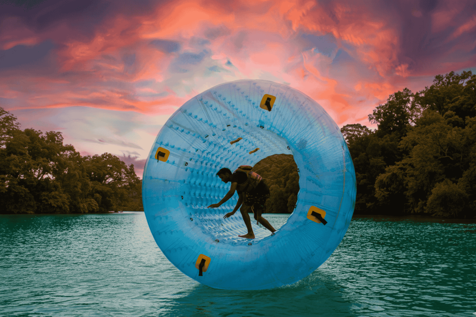 Zorbing-Dandeli